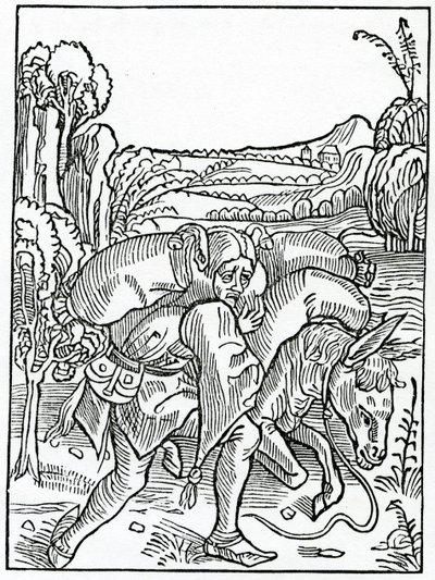 Of Pluralitees, illustration from Alexander Barclay